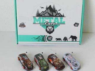 Obrázek z Auto safari kov 9cm, zpětný chod, 4dr (12) 